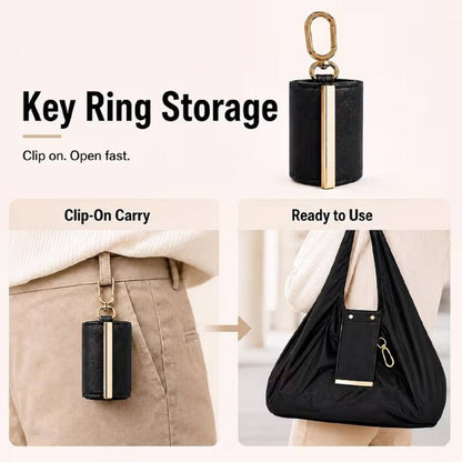 Foldable Keychain Storage Tote Bag
